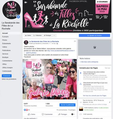 Page pro Facebook - La Sarabande des Filles de La Rochelle